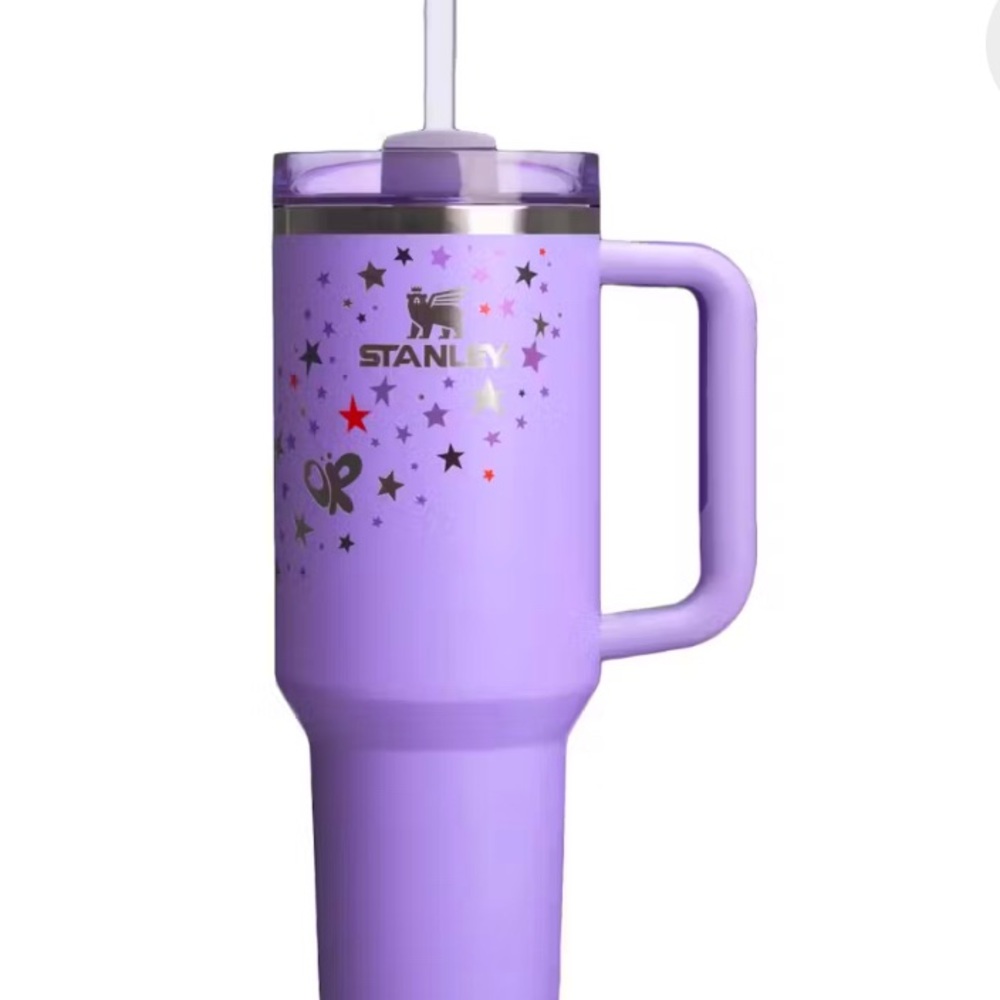 Stanley Lavender Starry Tumbler with Straw